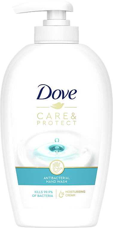Antybakteryjne mydło nawilżające w płynie - Dove Care & Protect Hand Wash — Zdjęcie N1
