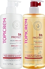 Zestaw - Topicrem DA Protect (oil/500ml + balm/500ml) — Zdjęcie N2