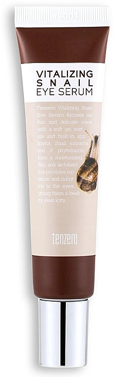 Serum do oczu z mucyną ślimaka - Tenzero Vitalizing Snail Eye Serum — Zdjęcie N1