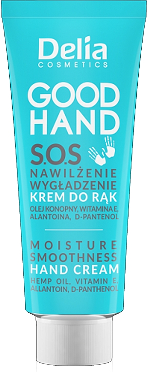 Nawilżający krem wygładzający do rąk - Delia Good Hand S.O.S Moisture Smoothness Hand Cream — Zdjęcie N1