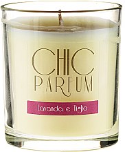 Kup Świeca zapachowa w szkle - Chic Parfum Lavanda e Tiglio Candle