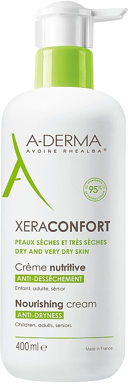 Odżywczy krem do twarzy i ciała przeciw przesuszaniu skóry twarzy i ciała - A-Derma Xera-Mega Confort Nourishing Anti-Dryness Cream — Zdjęcie N1