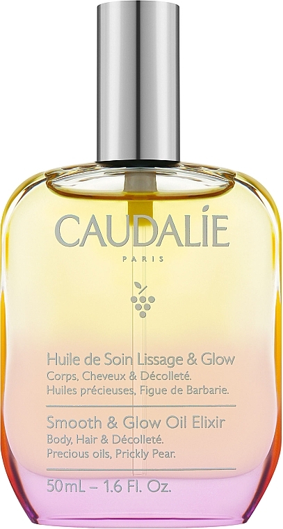 Olejek do ciała , włosów i dekoltu - Caudalie Smooth & Glow Oil Elixir  — Zdjęcie N2