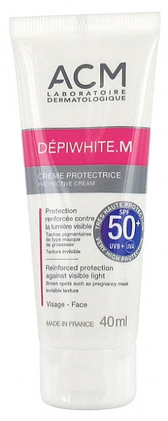 Krem przeciwsłoneczny do twarzy SPF 50 - ACM Laboratoiress Depiwhite.M Protective Cream  — Zdjęcie N1
