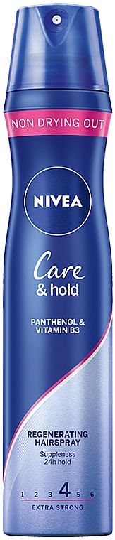 Lakier regenerujący do włosów Care & Hold - Nivea Styling Spray