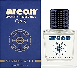 Zapach do samochodu - Areon Luxury Car Perfume Long Lasting Air Freshener Verano Azul — Zdjęcie N2