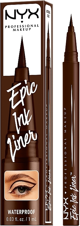 Eyeliner w pisaku - NYX Professional Makeup Epic Ink Liner — Zdjęcie N4