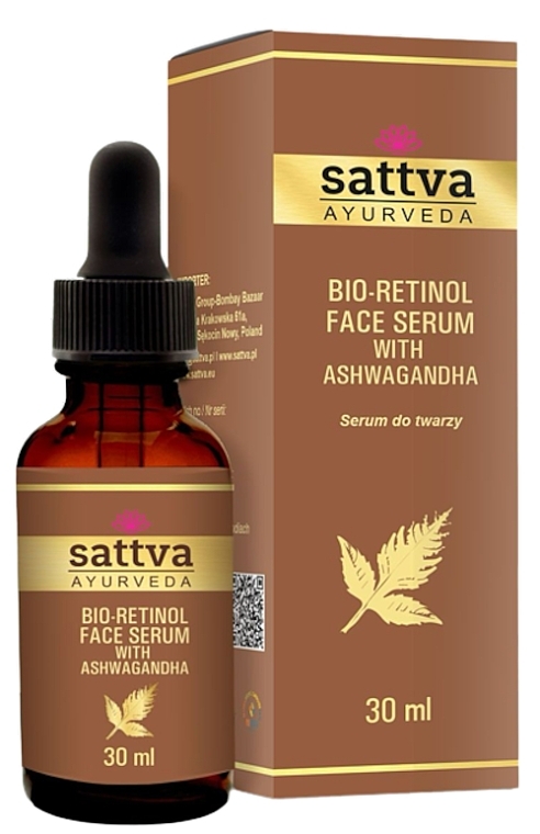 PRZECENA! Serum do twarzy - Sattva Bio-Retinol Face Serum  * — Zdjęcie N2