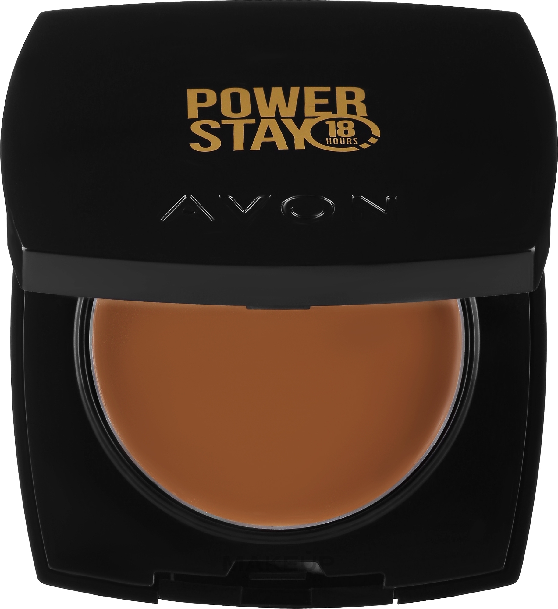 PRZECENA! Kompaktowy kremowy puder do twarzy - Avon Power Stay 18 Hours Cream-To-Powder Foundation * — Zdjęcie 510N - Walnut