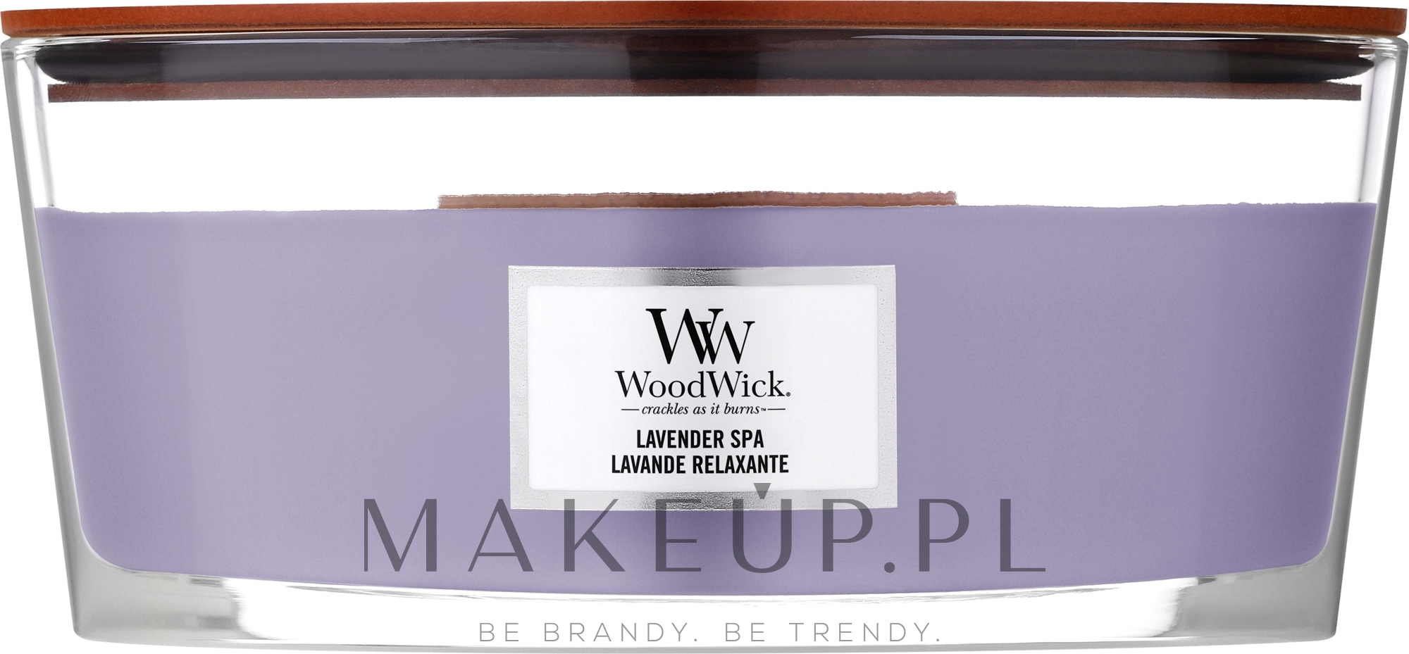 Świeca zapachowa w szkle - Woodwick Candle Lavender Spa — Zdjęcie 453.6 g