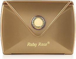 Lusterko kieszonkowe dwustronne, złote - Ruby Rose Delux Two-Way Mirror — Zdjęcie N2