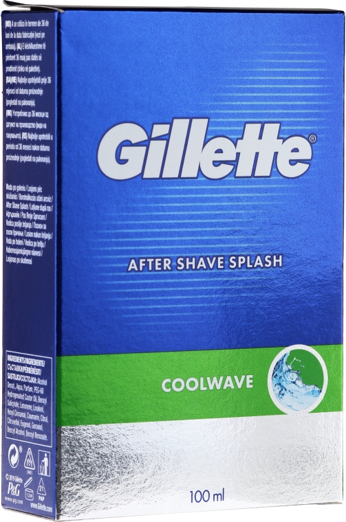 Odświeżający lotion po goleniu - Gillette Series Cool Wave After Shave Splash For Men — Zdjęcie N1