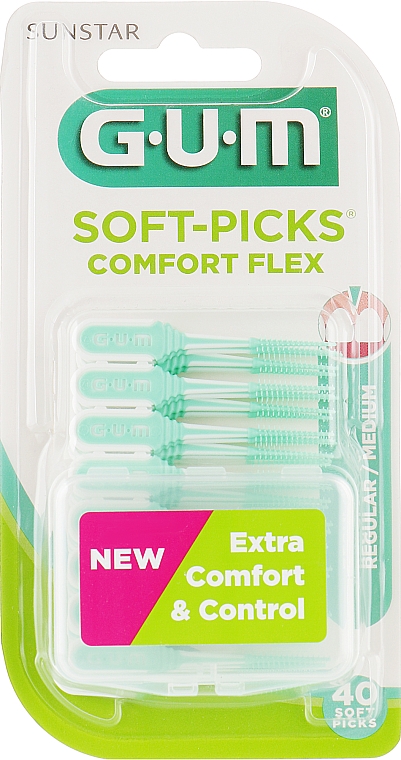 Szczoteczki międzyzębowe standardowe - G.U.M Soft-Picks Comfort Flex — Zdjęcie N1