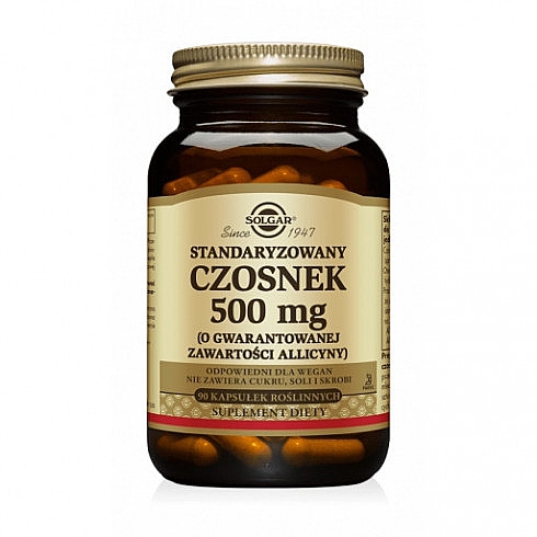 Czosnek 500 mg - Solgar Garlic Powder — Zdjęcie N2
