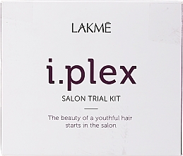 Kup PRZECENA! Próbny zestaw salonowy do odbudowy włosów - Lakme I.Plex Salon Trial Kit (treatment/3x100ml) *