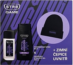 Kup STR8 Game - Zestaw (b/spray/85ml + sh/gel/250ml + cap)