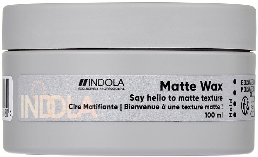 Matowy wosk do włosów - Indola Care & Style Matte Wax  — Zdjęcie N1