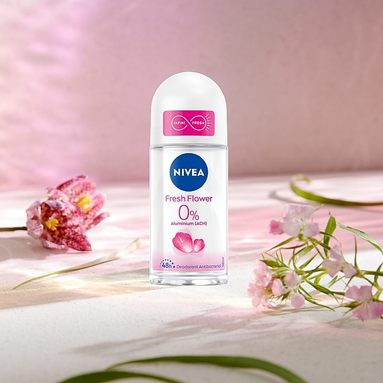 Dezodorant w kulce - NIVEA Fresh Flower 48H Deodorant — Zdjęcie N5