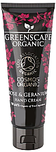 Kup Krem do rąk Róża i geranium - Greenscape Organic Hand Cream Rose & Geranium