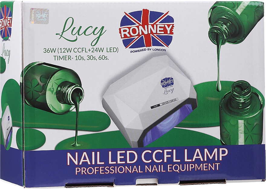 Lampa CCFL+LED, czerwona - Ronney Profesional Lucy CCFL + LED 36W (12W CCFL+24W LED) — Zdjęcie N2