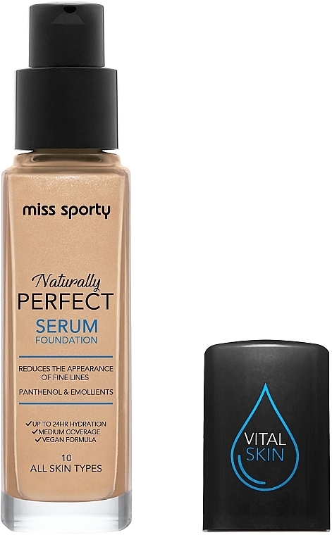 Podkład - Miss Sporty Naturally Perfect Serum Foundation — Zdjęcie N3