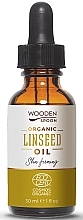 Olej lniany - Wooden Spoon Organic Linseed Oil — Zdjęcie N1