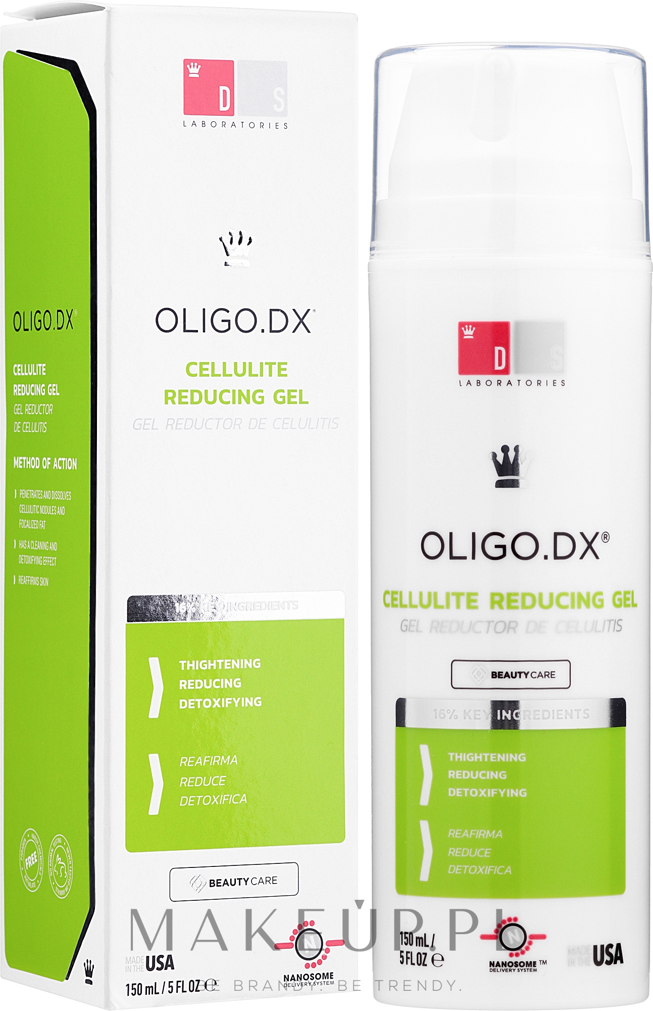 Antycellulitowy żel do ciała - DS Laboratories Oligo.DX Anti-Cellulite Gel — Zdjęcie 150 ml