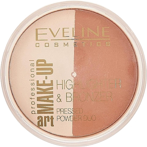 Rozświetlacz i bronzer do twarzy - Eveline Cosmetics Art Professional Make-Up Glam — Zdjęcie N3