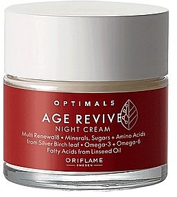 Przeciwstarzeniowy krem do twarzy na noc - Oriflame Optimals Age Revive Cream — Zdjęcie N1