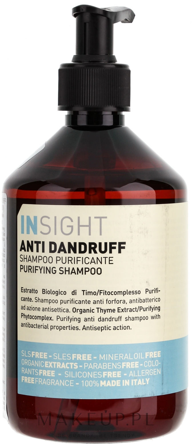 Szampon przeciwłupieżowy - Insight Anti Dandruff Purifying Shampoo — Zdjęcie 400 ml
