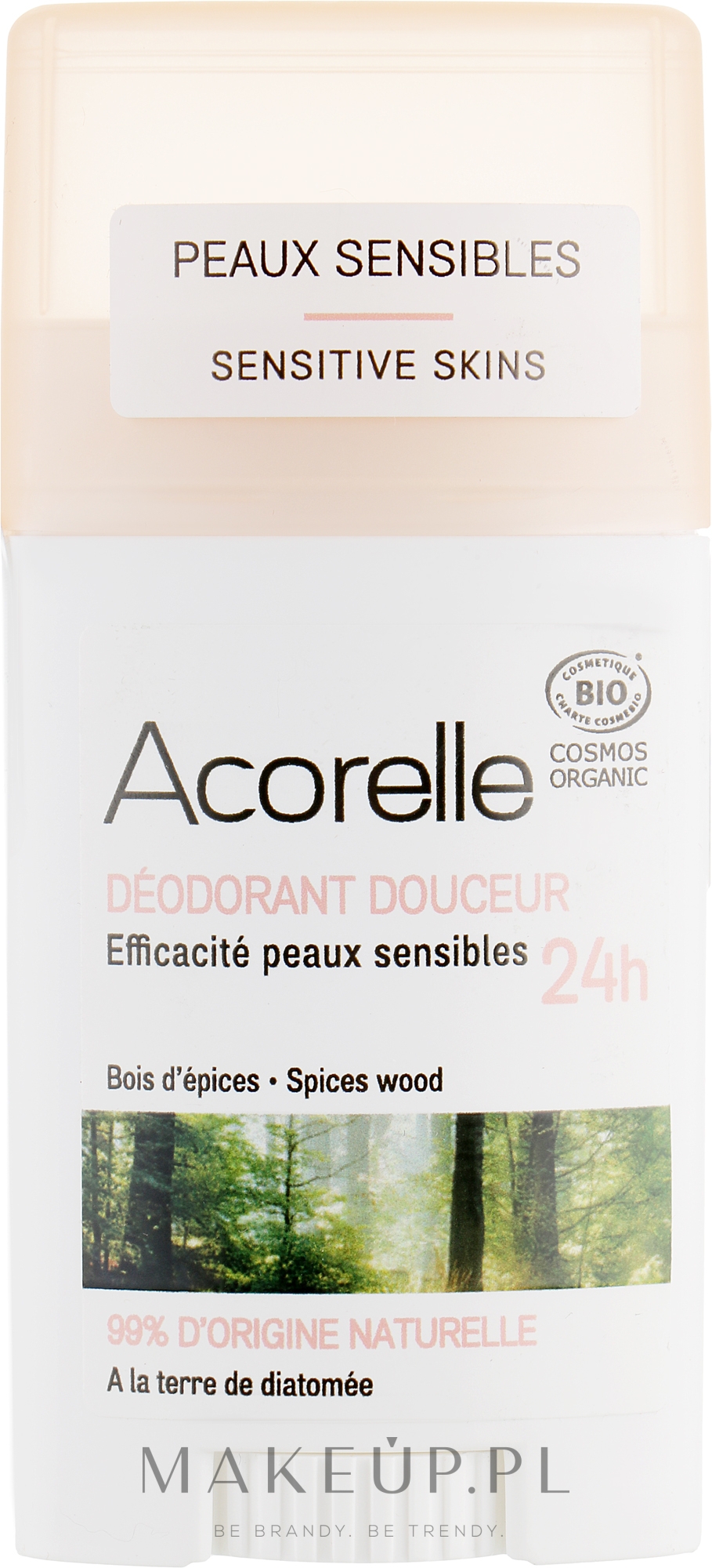 Acorelle Deodorant Stick Gel Spices Wood Zelowy Dezodorant W Sztyfcie Makeup Pl