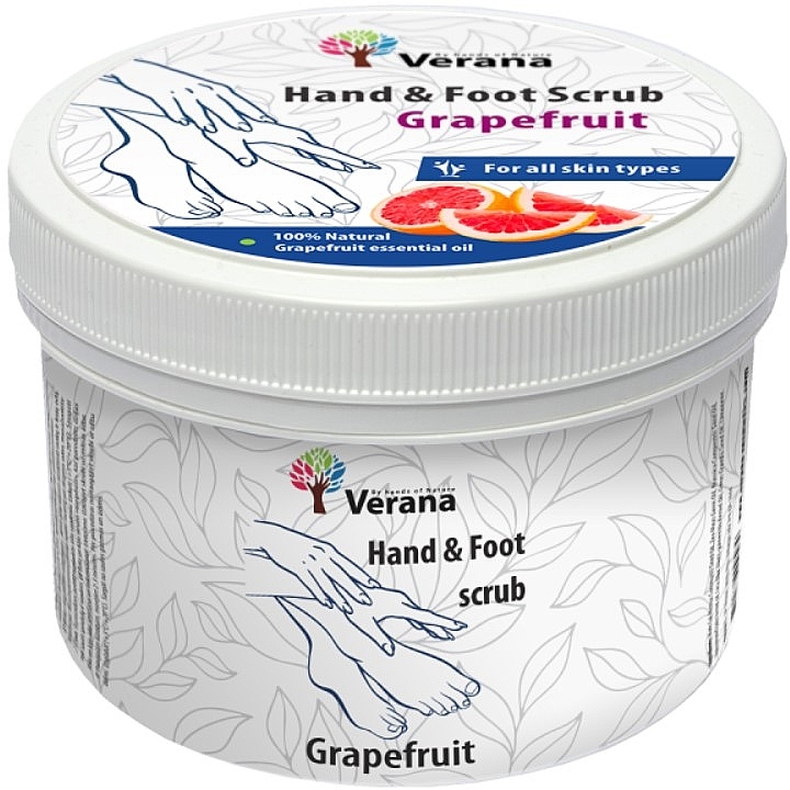 Peeling do dłoni i stóp Grapefruit - Verana Hand & Foot Scrub Grapefruit — Zdjęcie N1