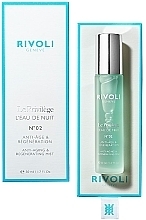 Przeciwstarzeniowa mgiełka regenerująca na noc - Rivoli Geneve Rivoli Le Privilege L'Eau de Nuit №02 Anti-Aging & Regenerating Mist — Zdjęcie N2