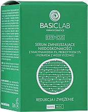 Kup PRZECENA! Serum zmniejszające niedoskonałości z 5% niacynamidem, 5% prebiotykiem i filtratem wody ryżowej - BasicLab Dermocosmetics Esteticus*