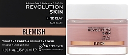 Detoksykująca maska z glinką różową do twarzy - Makeup Revolution Skincare Pink Clay Detoxifying Face Mask — Zdjęcie N2