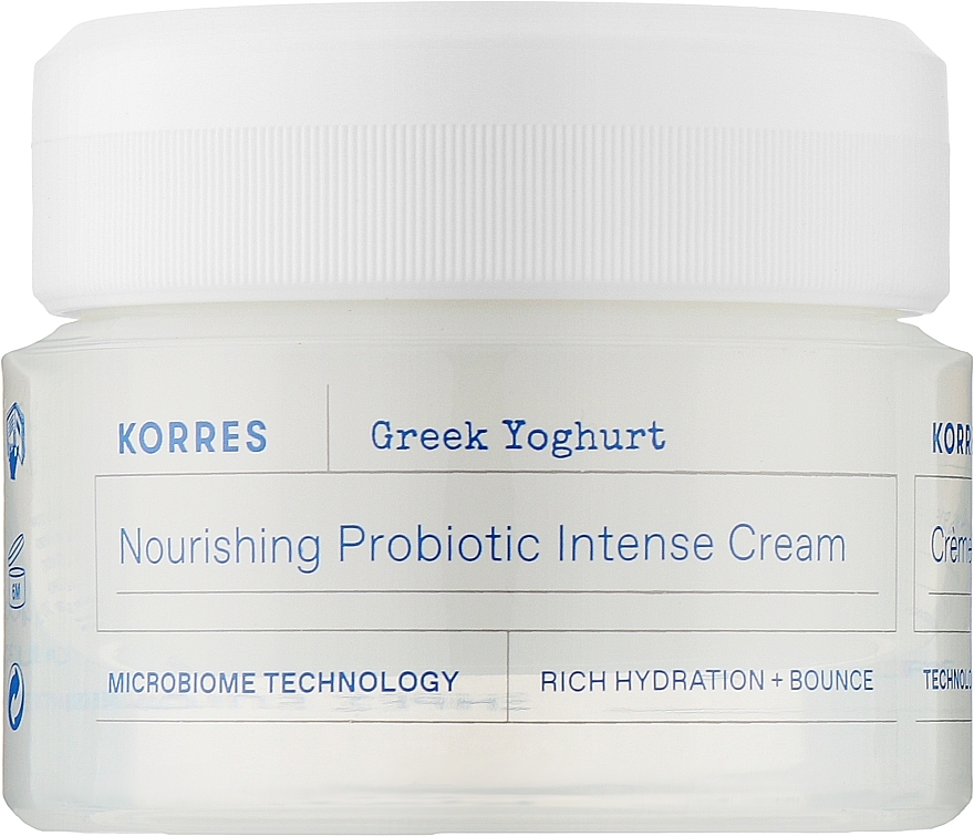 Intensywnie odżywczy probiotyczny krem ​​do twarzy - Korres Greek Yoghurt Nourishing Probiotic Intense Cream — Zdjęcie N1