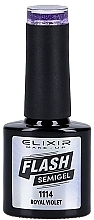Półprzezroczysty lakier żelowy do paznokci - Elixir Flash Semi Gel — Zdjęcie N1