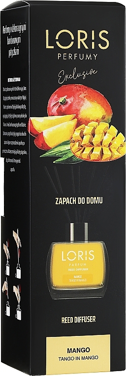 Dyfuzor zapachowy Mango - Loris Parfum Reed Diffuser — Zdjęcie N4