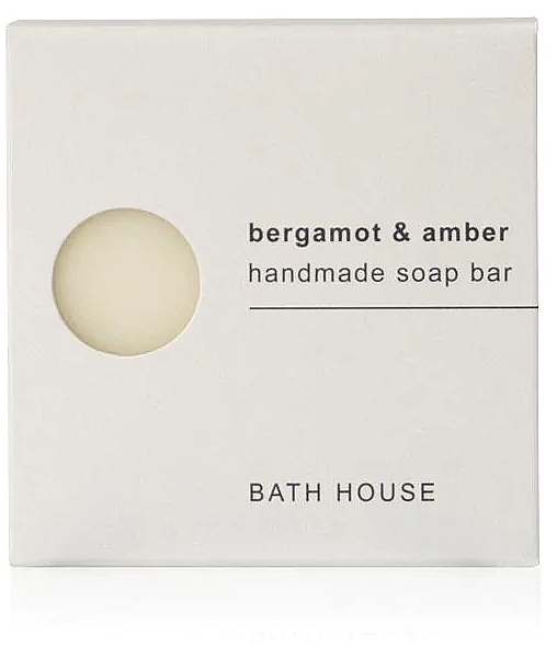 Bath House Bergamot & Amber Handmade Soap Bar - Mydło — Zdjęcie N1