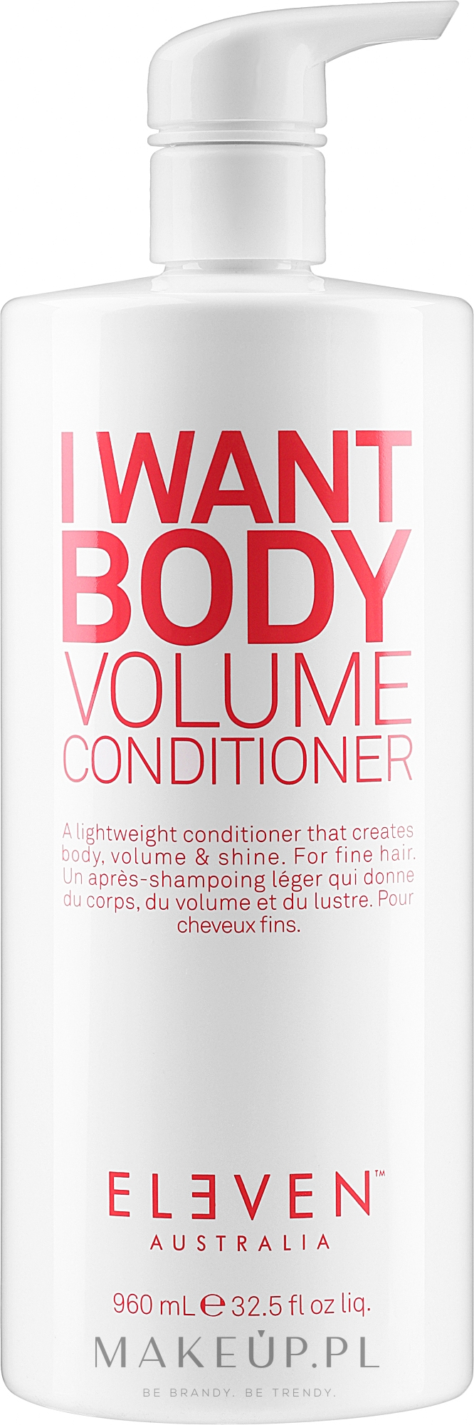 Odżywka zwiększająca objętość włosów - Eleven Australia I Want Body Volume Conditioner — Zdjęcie 1000 ml