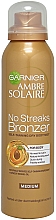 Kup Samoopalacz do ciała w sprayu - Garnier Ambre Solaire No Streaks Bronzer Medium Self Tan Body Mist