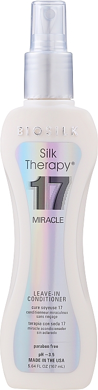 Odżywka bez spłukiwania do włosów - BioSilk Silk Therapy 17 Miracle Leave-In Conditioner — Zdjęcie N1