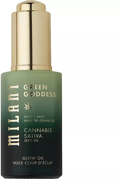 Rozświetlające serum do twarzy - Milani Green Goddess Glow Oil — Zdjęcie N1