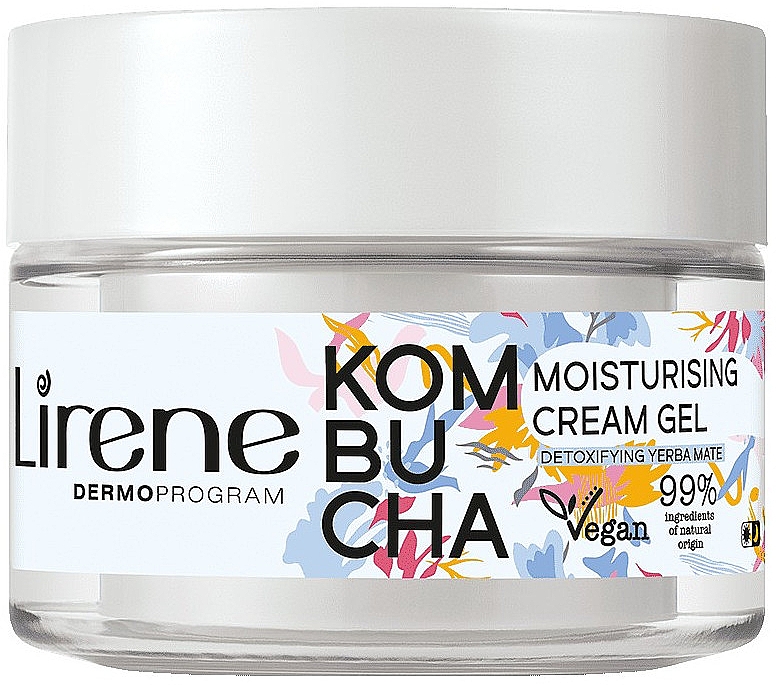 Nawilżający krem-żel Kombucha - Lirene Kombucha Moisturising Cream Gel