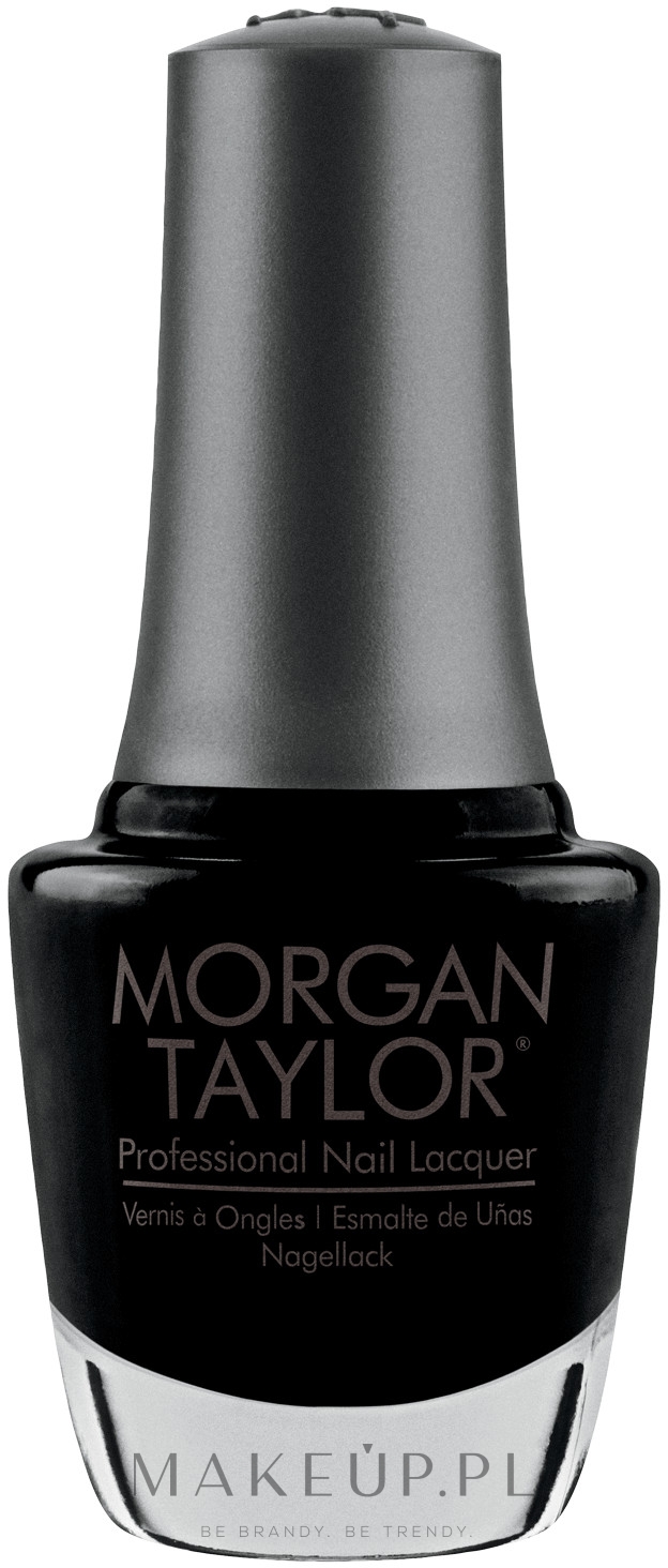 Lakier do paznokci - Morgan Taylor Professional Nail Lacquer — Zdjęcie 830 - Black Shadow
