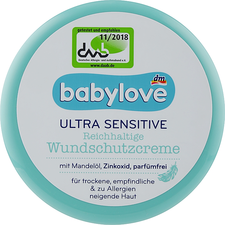 Ochronny krem dla dzieci do skóry wrażliwej - Babylove Ultra Sensitive Cream — Zdjęcie N1