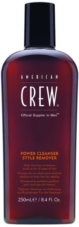 Głęboko oczyszczający szampon do codziennego stosowania - American Crew Power Cleanser Style Remover — фото N1