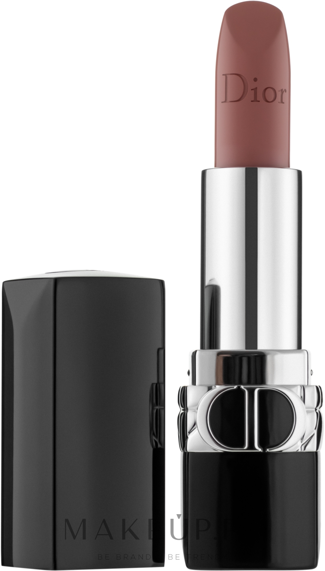 Pomadka do ust z wymiennym wkładem - Dior Rouge Refillable Lipstick — Zdjęcie 100 - Nude Look Velvet