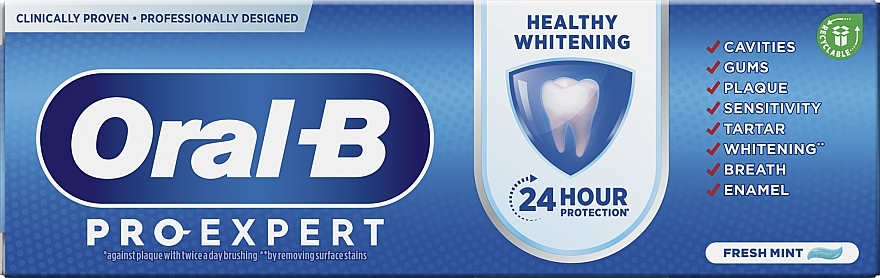 Pasta do zębów Wybielanie - Oral-B Pro-Expert Whitening Toothpaste  — Zdjęcie N9