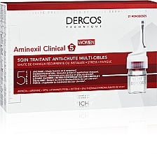 Ampułki na wypadanie włosów dla kobiet - Vichy Dercos Aminexil Clinical 5 — Zdjęcie N3